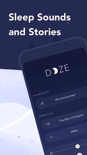 Скриншот 1 — Doze - Sleep Sounds & Stories