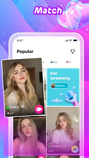 Скриншот 2 — VoVoo Q - Live Video Chat
