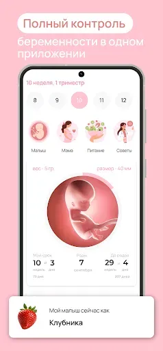 Скриншот 1 — Belo: Беременность по неделям