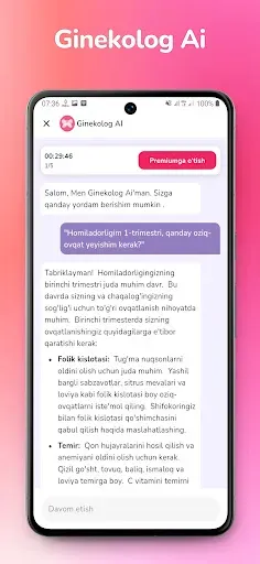 Скриншот 2 — Femmy - Ayollar Kalendari