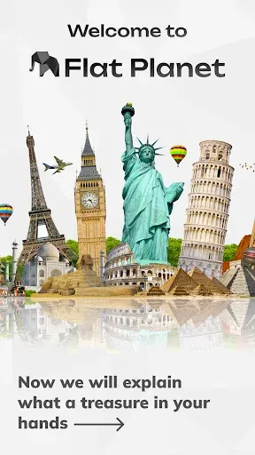 Скриншот 1 — Flat Planet－Audio Travel Guide