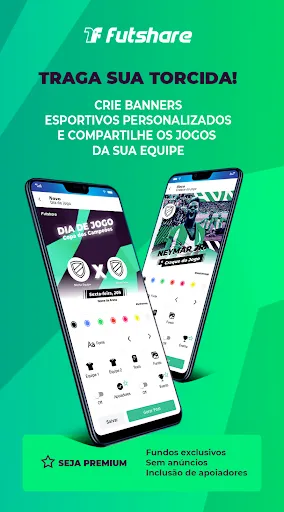 Скриншот 2 — Futshare : Flyer Esportivo