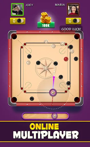 Скриншот 4 — Carrom Club: Carrom Board Game