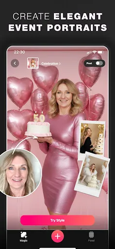 Скриншот 3 — Glam AI: Video & Photo Editor