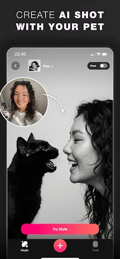 Скриншот 4 — Glam AI: Video & Photo Editor