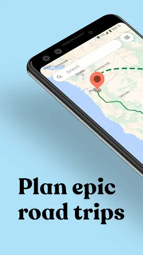 Скриншот 1 — Roadie: road trip planner & rv