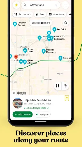 Скриншот 3 — Roadie: road trip planner & rv