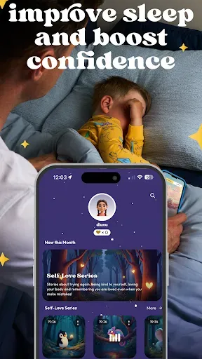Скриншот 2 — Goldminds: Kids’ Sleep Stories