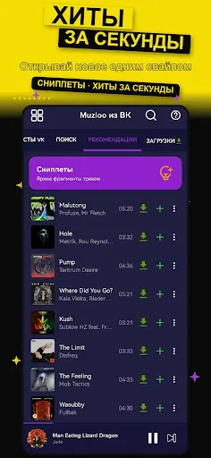 Скриншот 5 — Muzloo - музыка из ВК