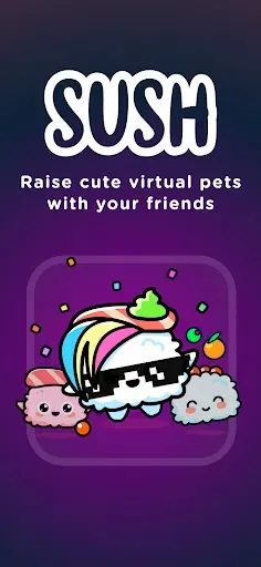 Скриншот 1 — SUSH Grow cute virtual animal
