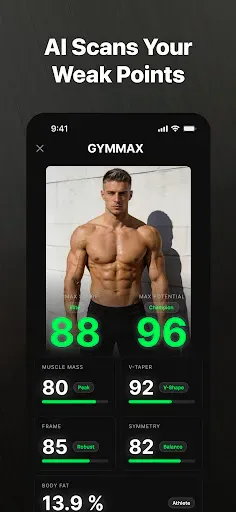 Скриншот 3 — GYMMAX AI Body Scan