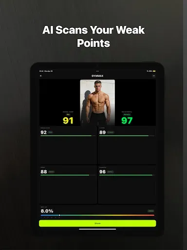 Скриншот 7 — GYMMAX AI Body Scan
