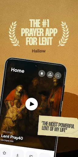 Скриншот 1 — Hallow: Prayer & Meditation