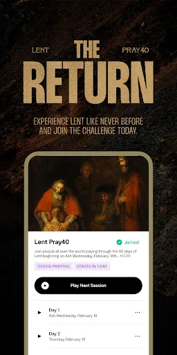 Скриншот 3 — Hallow: Prayer & Meditation