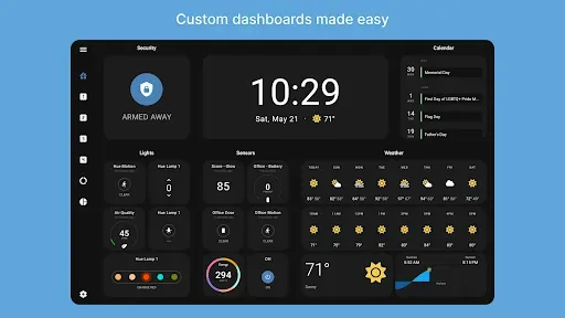 Скриншот 1 — HomeHabit - Smart Home Panel