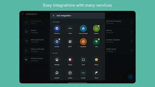 Скриншот 2 — HomeHabit - Smart Home Panel