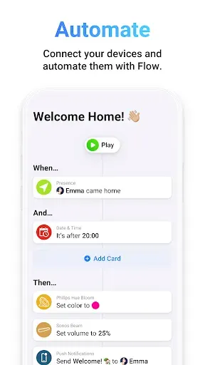 Скриншот 2 — Homey — A better smart home