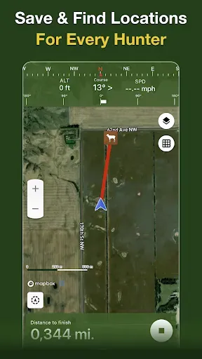 Скриншот 4 — Hunting Points: GPS Hunt Map