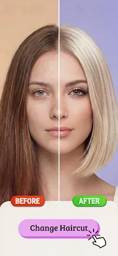 Скриншот 6 — Hair AI - Hairstyle Try On
