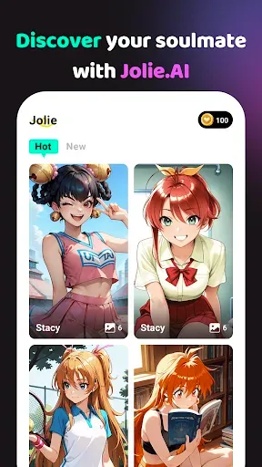 Скриншот 1 — Jolie-AI Chat Story