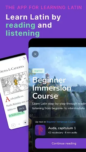 Скриншот 1 — Legentibus: Learn Latin
