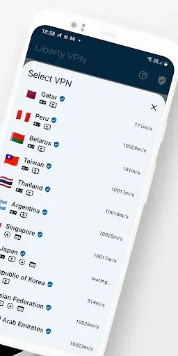 Скриншот 2 — Liberty - Быстрый Russian VPN