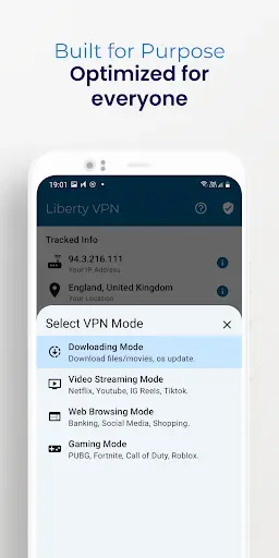 Скриншот 3 — Liberty - Быстрый Russian VPN