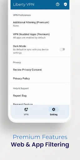 Скриншот 4 — Liberty - Быстрый Russian VPN