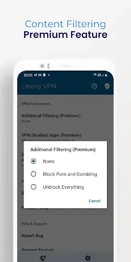Скриншот 5 — Liberty - Быстрый Russian VPN