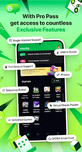 Скриншот 1 — Mantis Gamepad Pro Beta