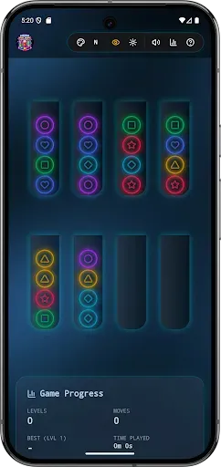 Скриншот 4 — Ball Sort Color Sort Offline