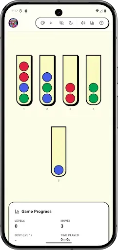 Скриншот 5 — Ball Sort Color Sort Offline