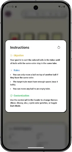 Скриншот 6 — Ball Sort Color Sort Offline