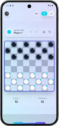 Скриншот 2 — Checkers Pro Offline Edition