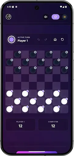 Скриншот 4 — Checkers Pro Offline Edition