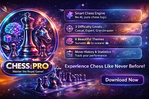 Скриншот 1 — Chess Master Pro 2026 Offline