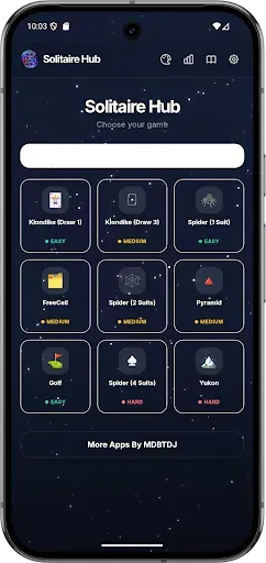 Скриншот 8 — Solitaire Hub Offline Edition