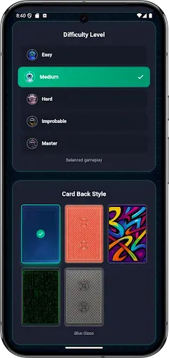 Скриншот 3 — Gin Rummy Master Ai Offline