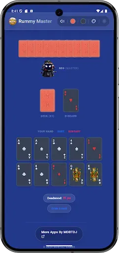 Скриншот 5 — Gin Rummy Master Ai Offline