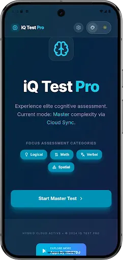 Скриншот 1 — iQ Test Pro Offline Edition