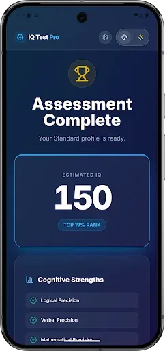 Скриншот 2 — iQ Test Pro Offline Edition