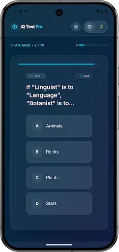 Скриншот 4 — iQ Test Pro Offline Edition