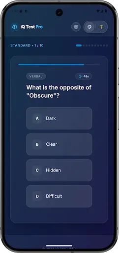Скриншот 8 — iQ Test Pro Offline Edition