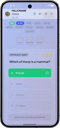 Скриншот 8 — Millionaire Trivia Pro Offline