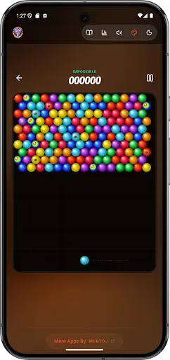 Скриншот 7 — Neon Ring Bubble Blast Offline