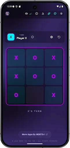 Скриншот 3 — Tic Tac Toe 3 in a Row Offline