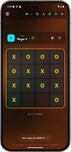 Скриншот 5 — Tic Tac Toe 3 in a Row Offline