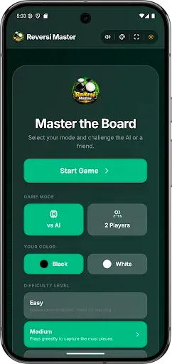 Скриншот 2 — Reversi Classic Master Offline