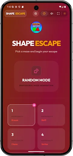 Скриншот 6 — Shape Escape Maze Offline Play