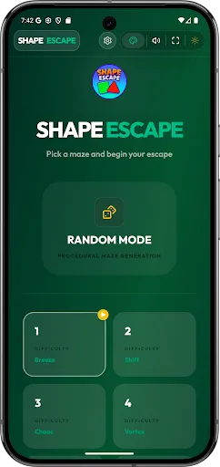 Скриншот 7 — Shape Escape Maze Offline Play